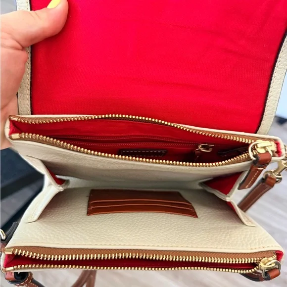 Dooney & Bourke Beige Crossbody Bag - Picture 3 of 4